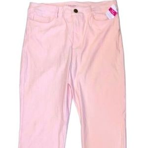 NWT New Fresh Produce Rose Pink  Freshfit Pedal Pusher Shorts Large L